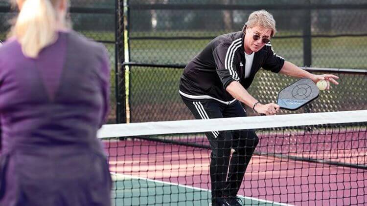 What is a chop in pickleball?